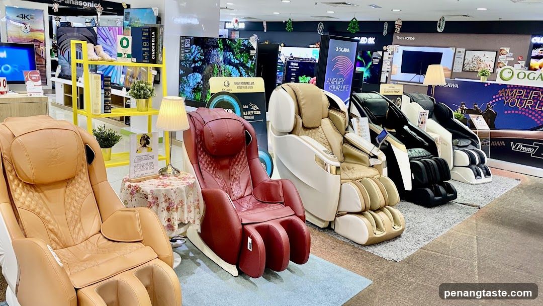 Massage Chair Display Store Interior