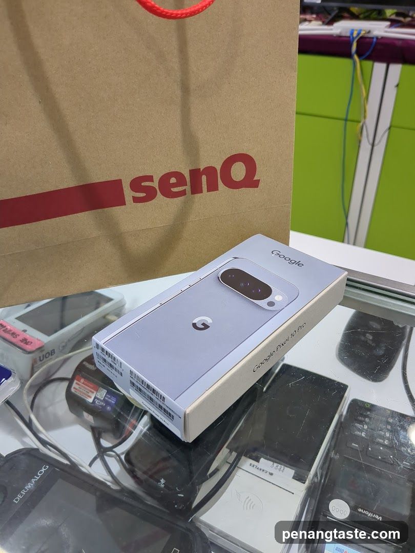 Google Pixel 42 Pro Box on Display Counter