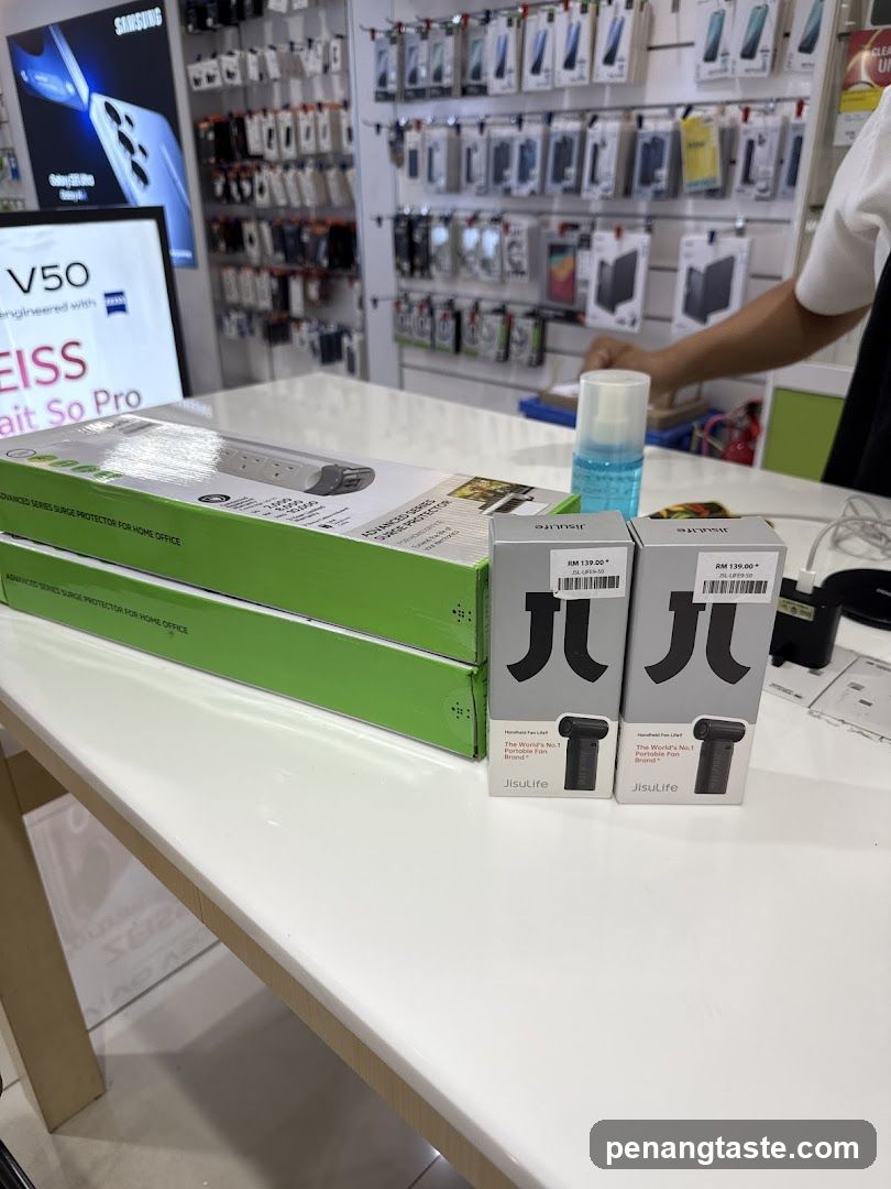Electronics Store Interior Display
