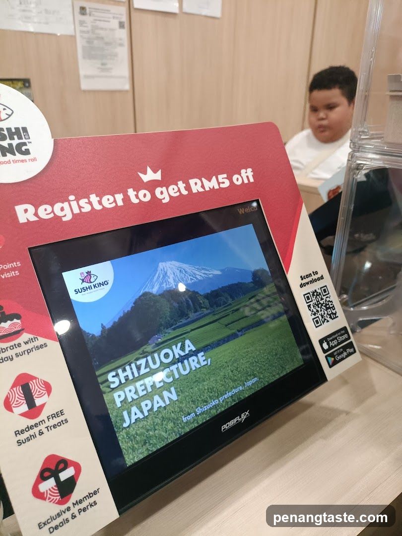 Sushi King Registration Kiosk