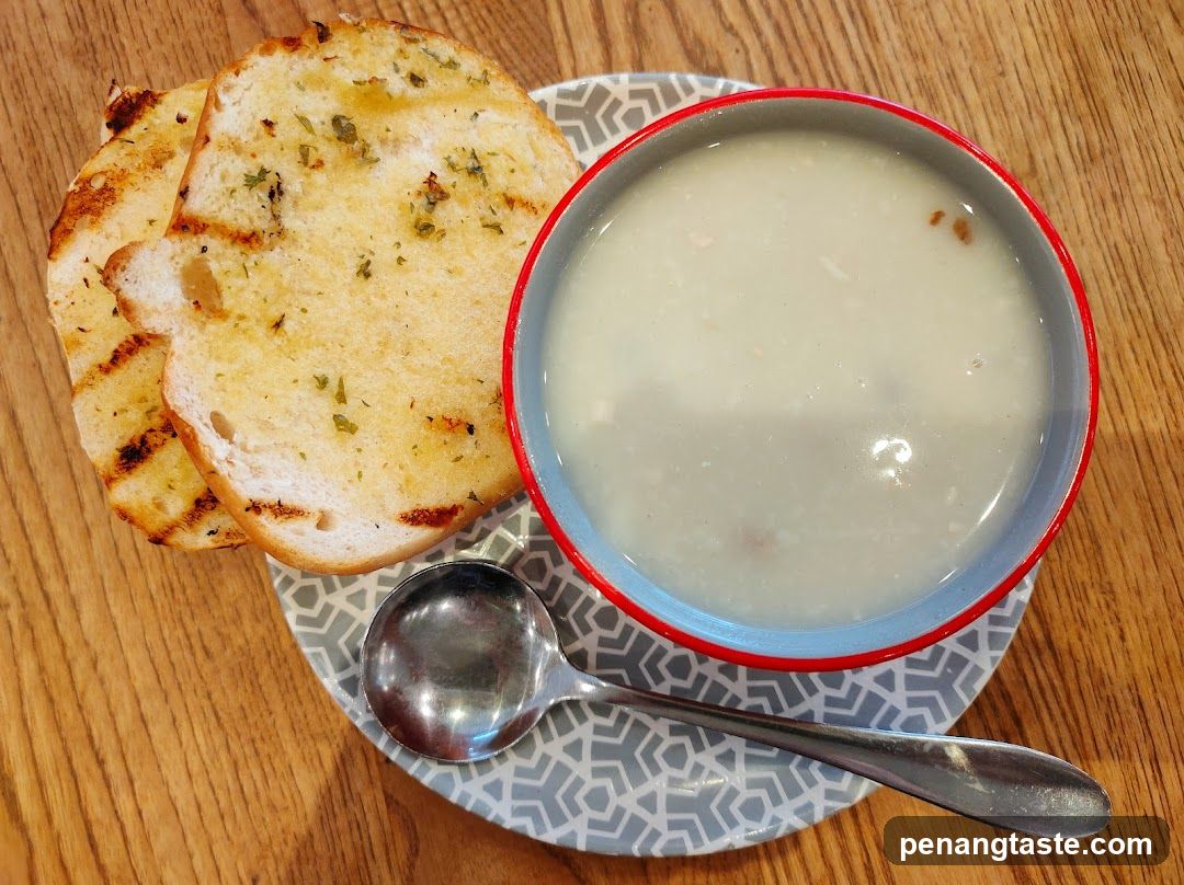 Soup and Toast Meal