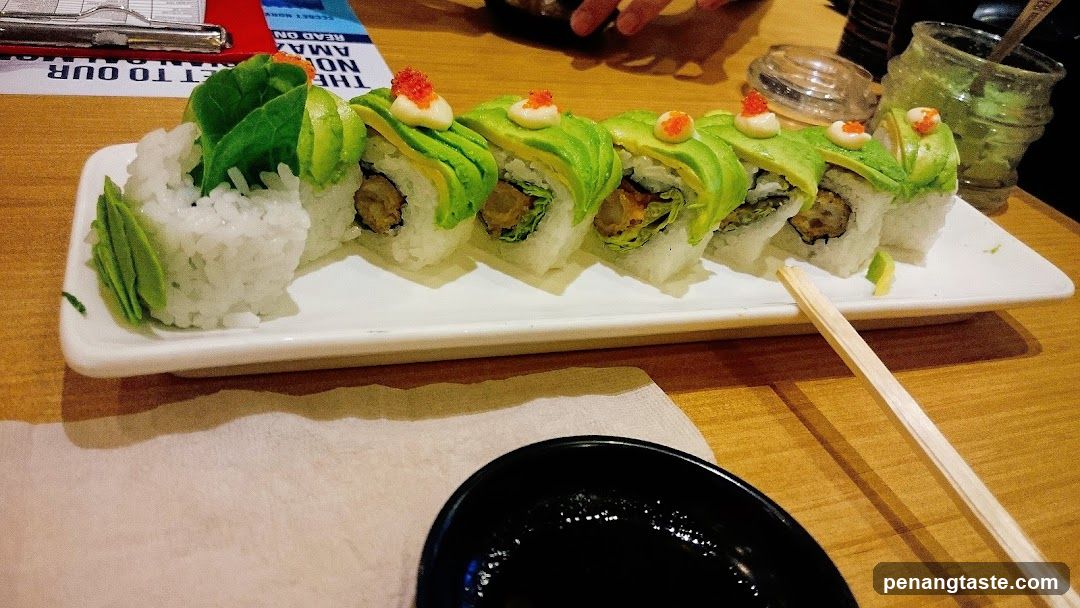 Sushi Platter with Avocado Rolls