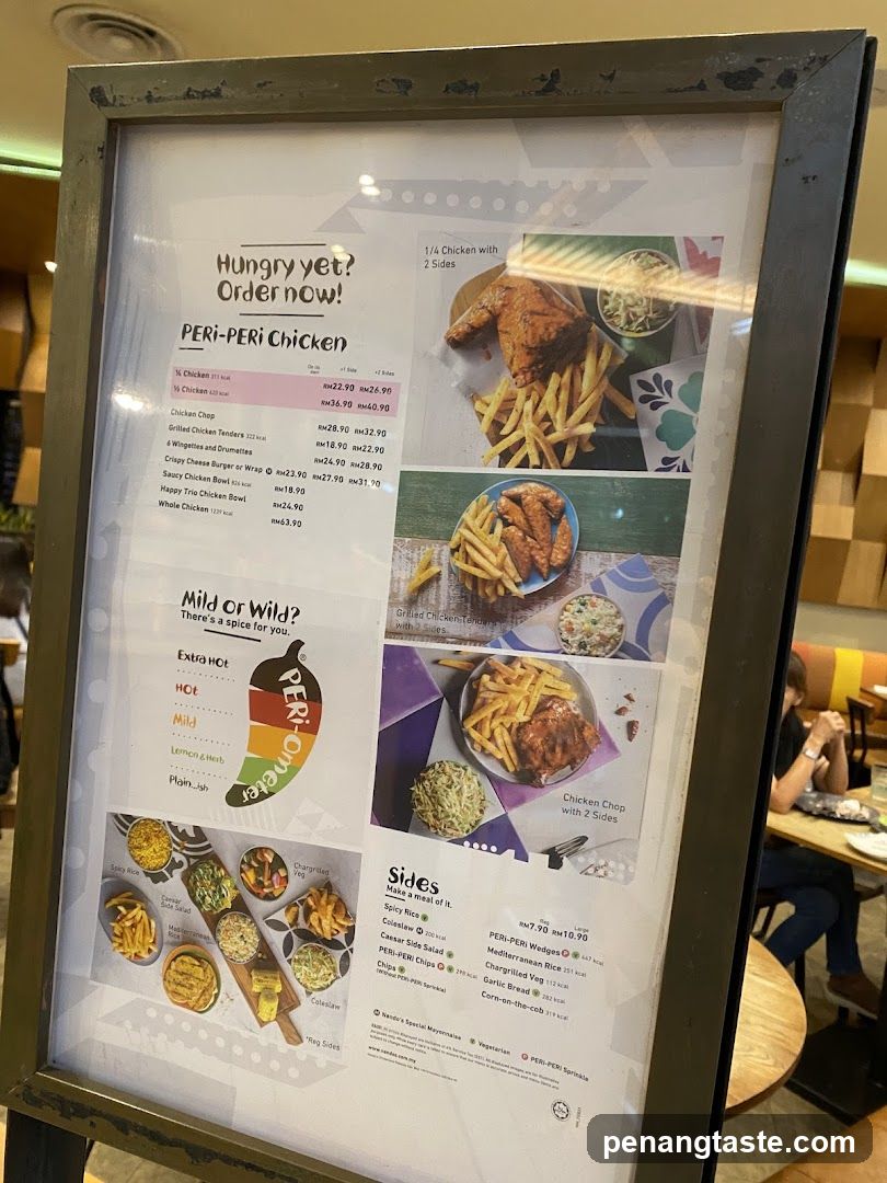 Peri-Peri Chicken Menu Board