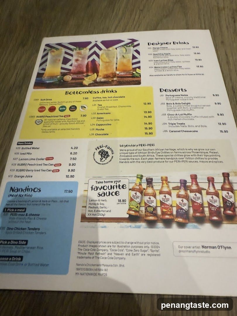 Nandino's Menu