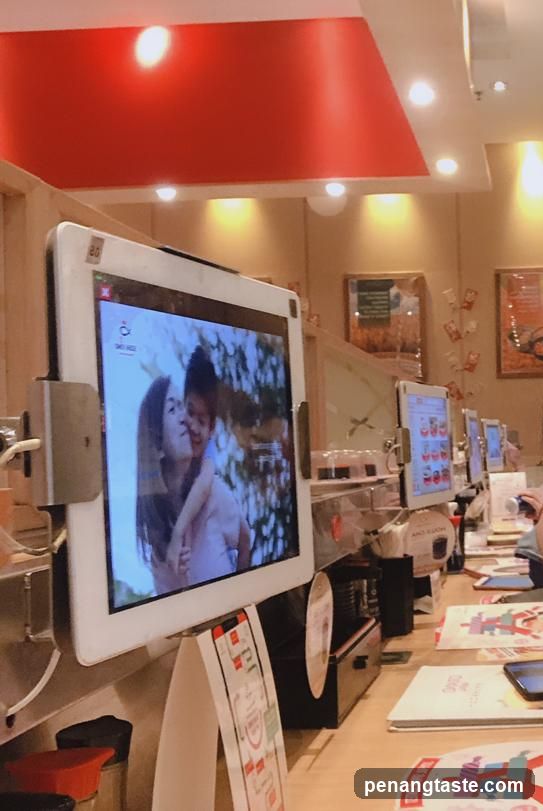 Digital Kiosk Display in Store Interior