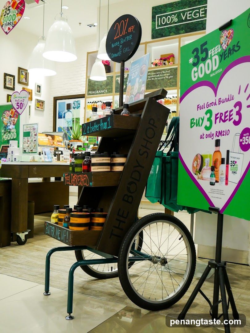 The Body Shop Display