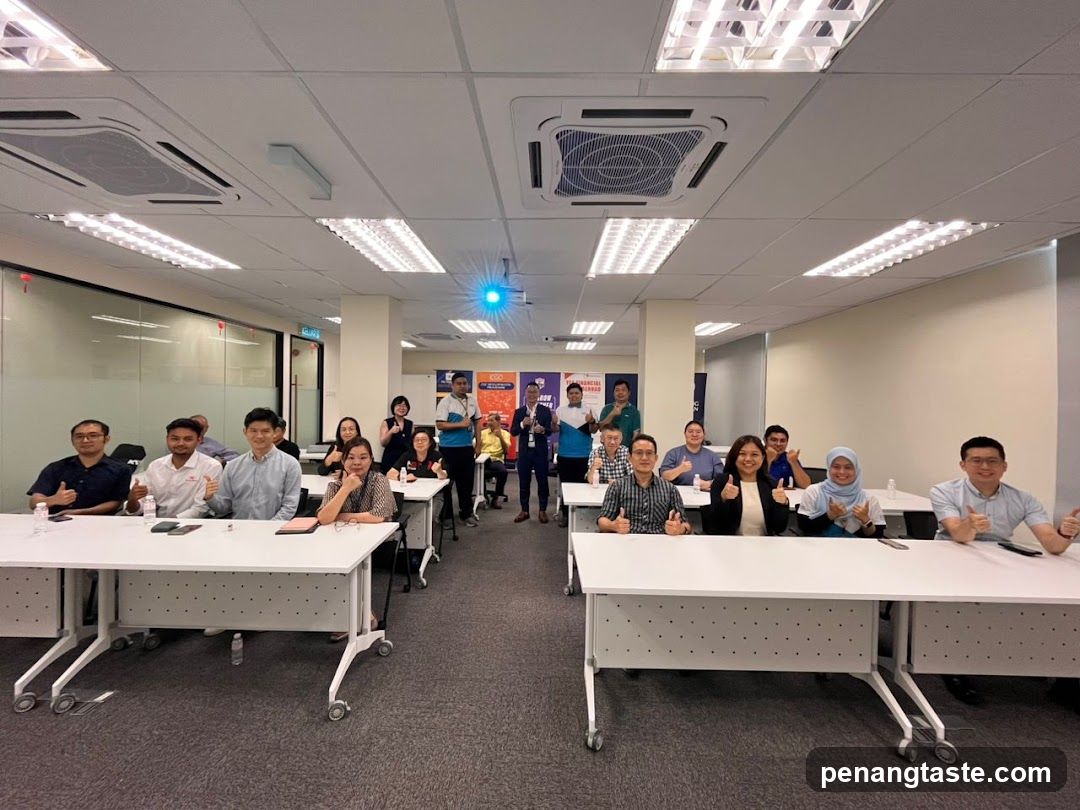 Group photo in conference room