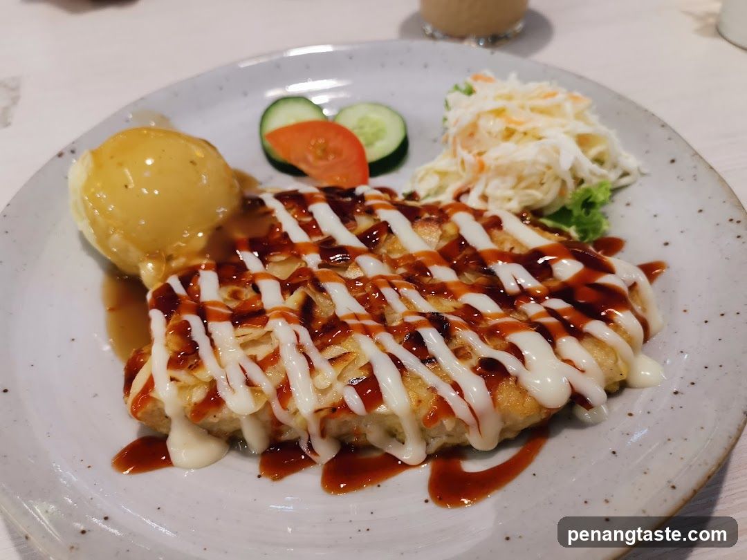 Grilled Fish with Sauce and Salad