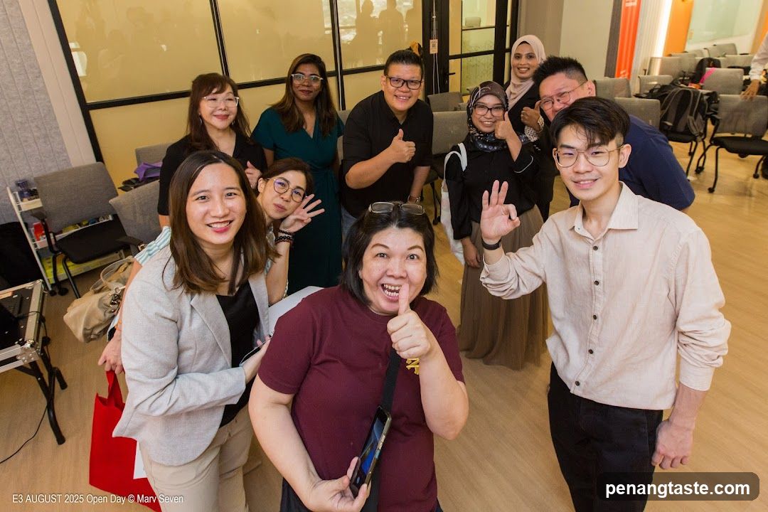 Group photo at event