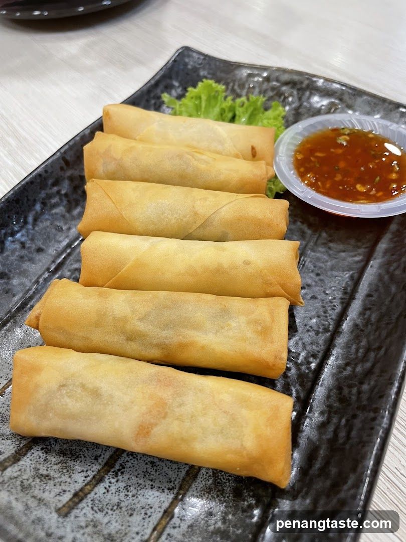 Spring Rolls with Sauce