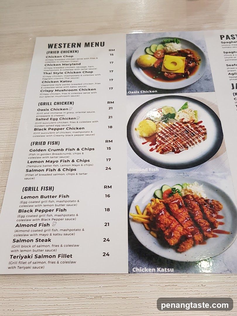 Western Menu