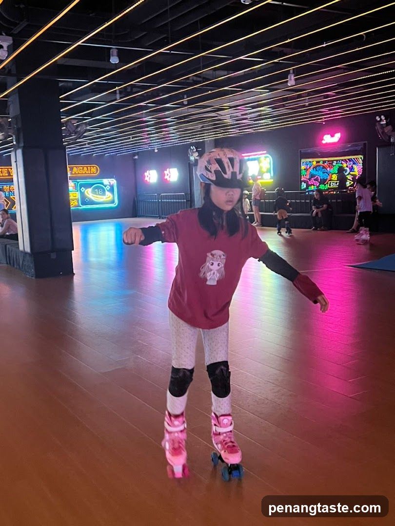 Roller Skating at Indoor Rink