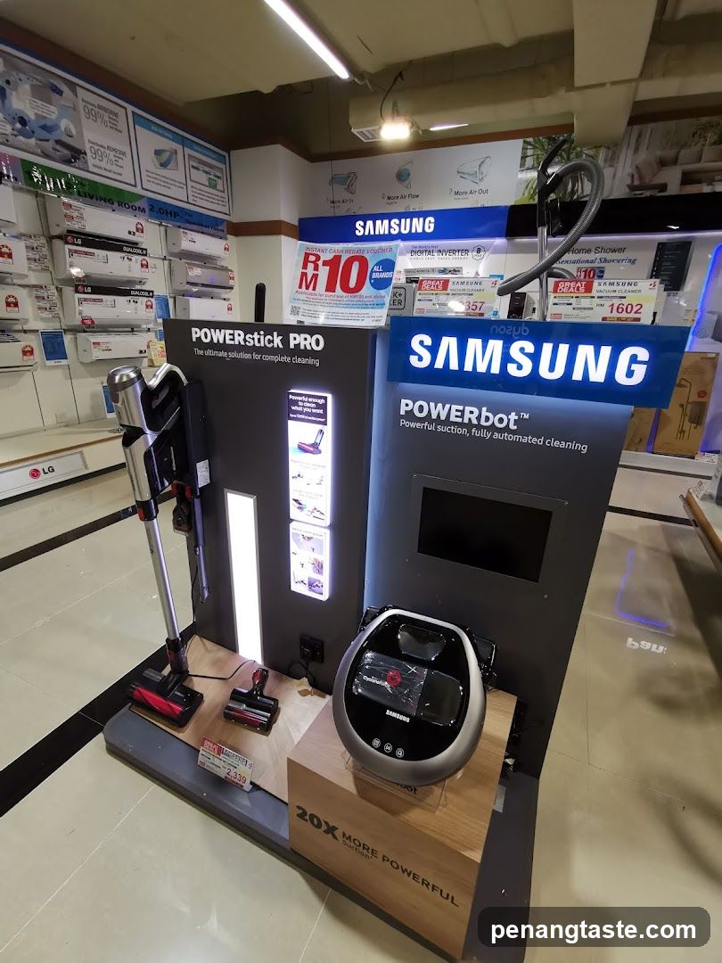 Samsung Electronics Display in Store