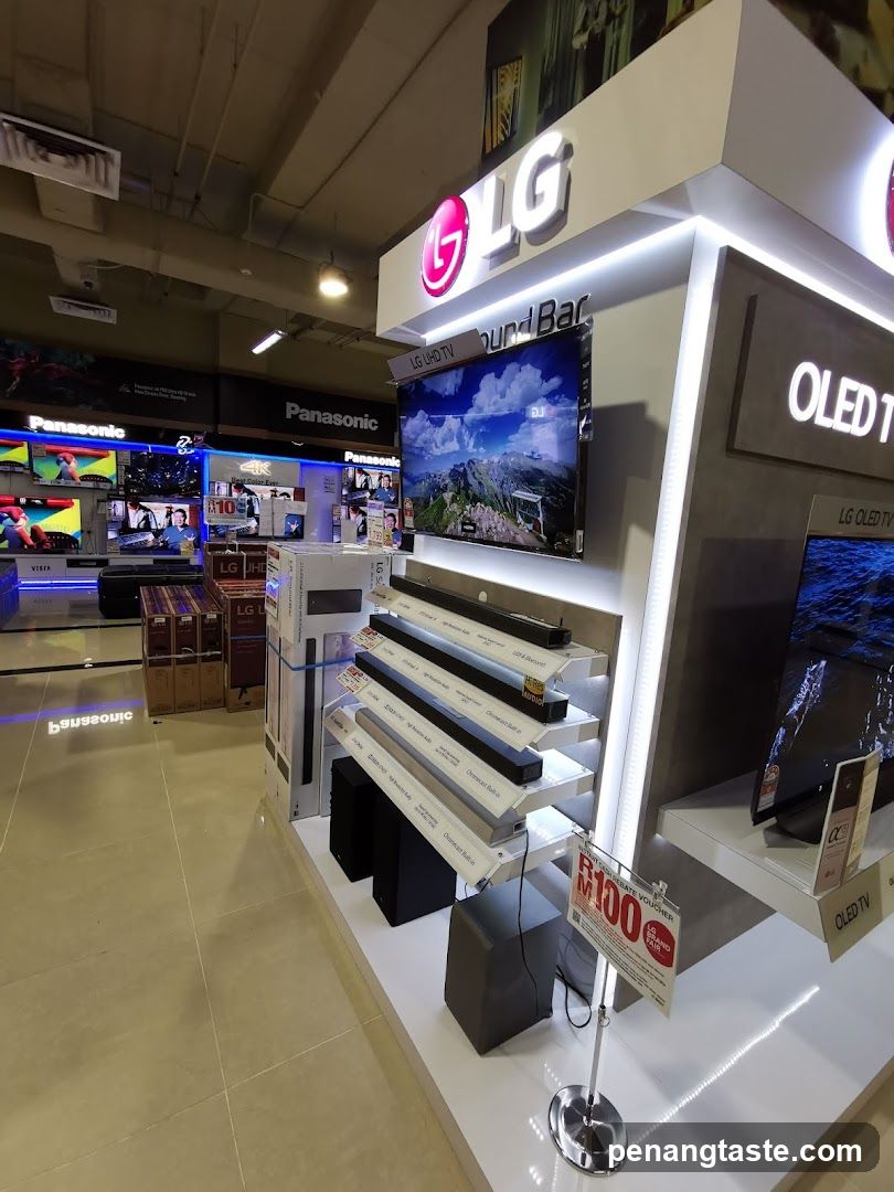 Electronics Store Interior Display