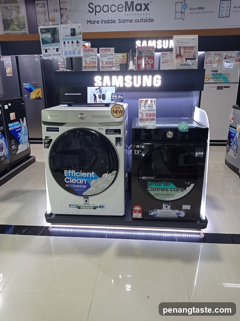 Samsung Washing Machines Display