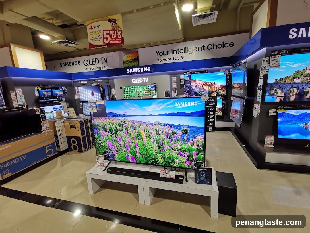Samsung TV Display Store Interior