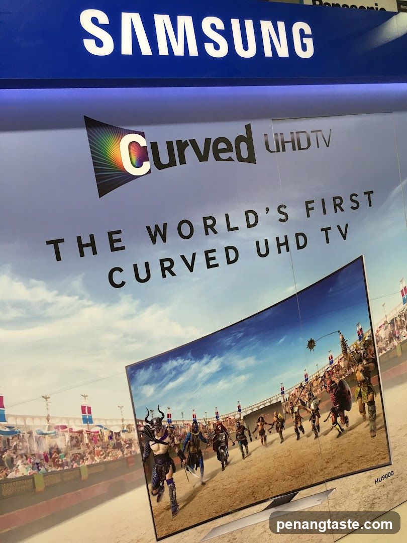 Samsung Curved UHD TV Advertisement