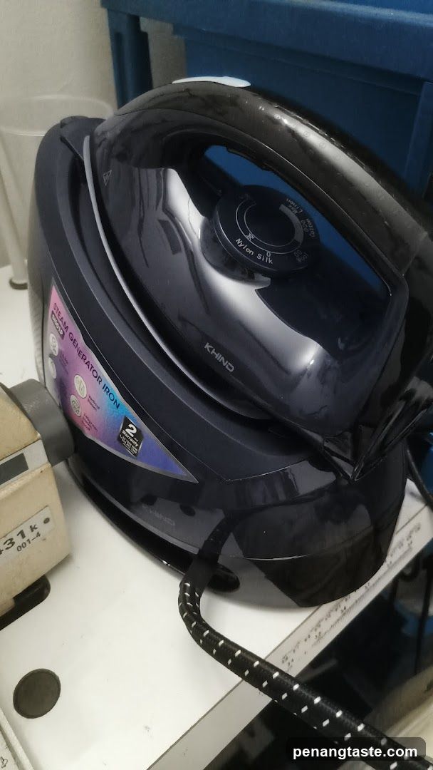 Steam Generator Iron on Shelf