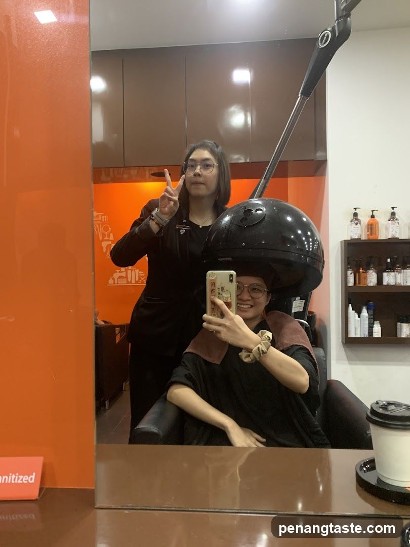 Salon Interior Reflection