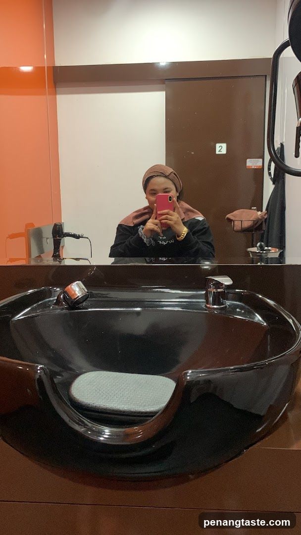 Hair Salon Interior Reflection