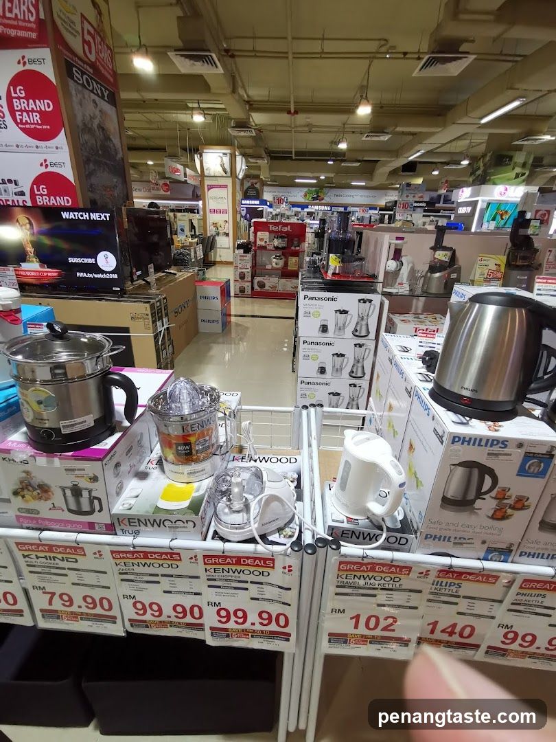 Electronics Store Interior Display