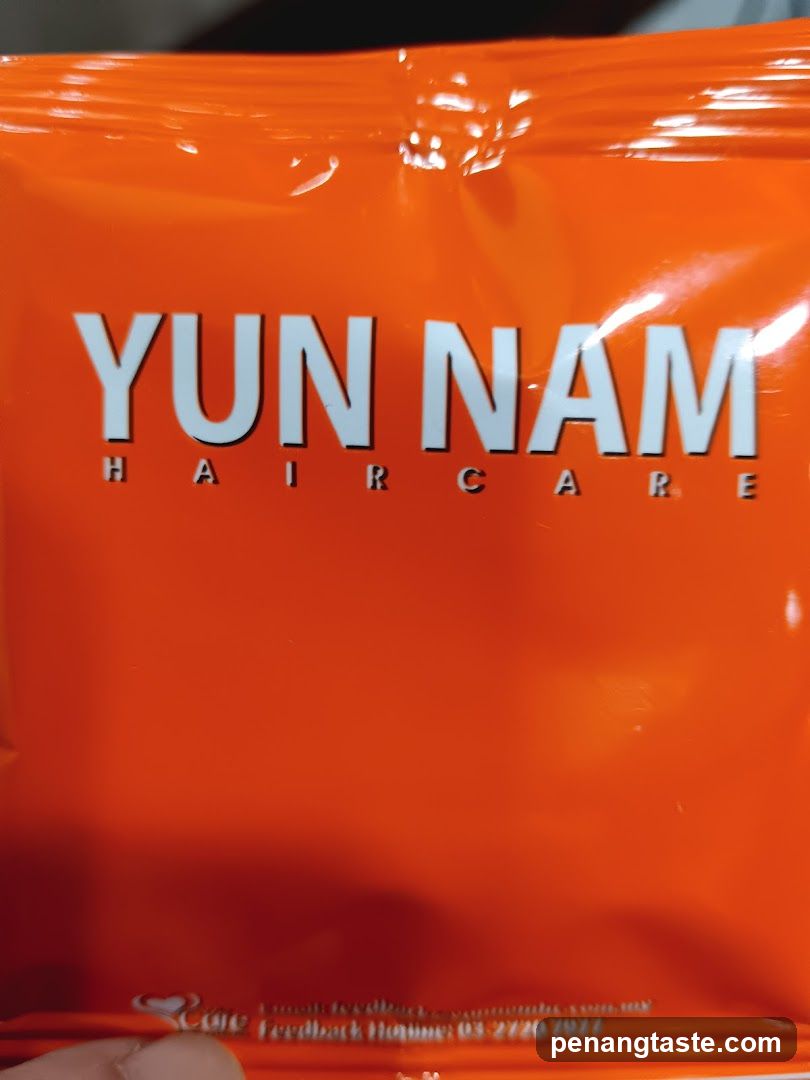 Yun Nam Haircare Product Packaging