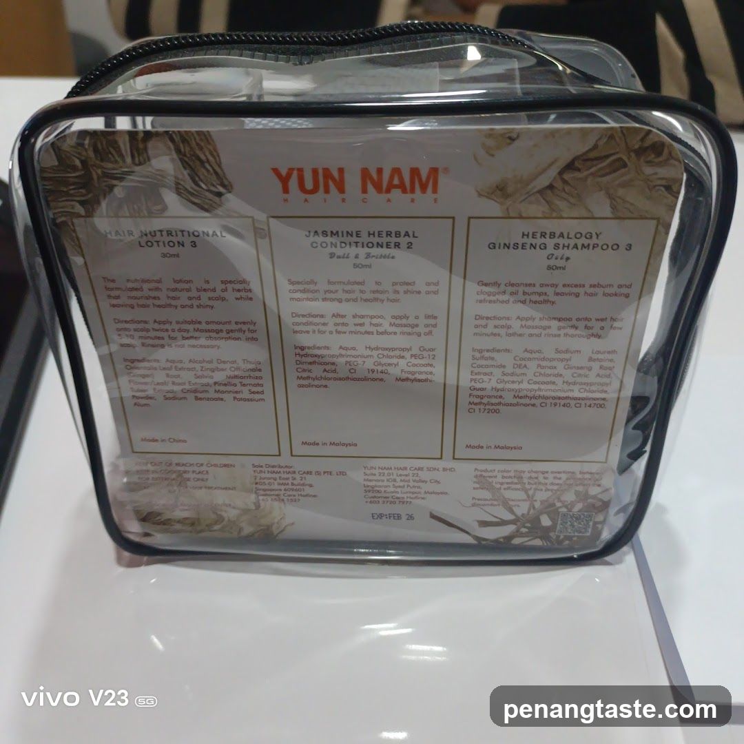Yun Nam Haircare Product Display