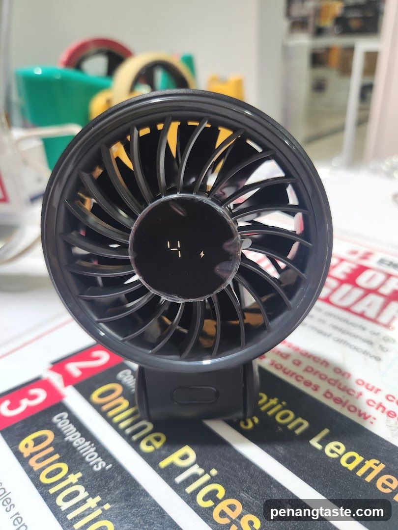 Portable Fan on Printed Material