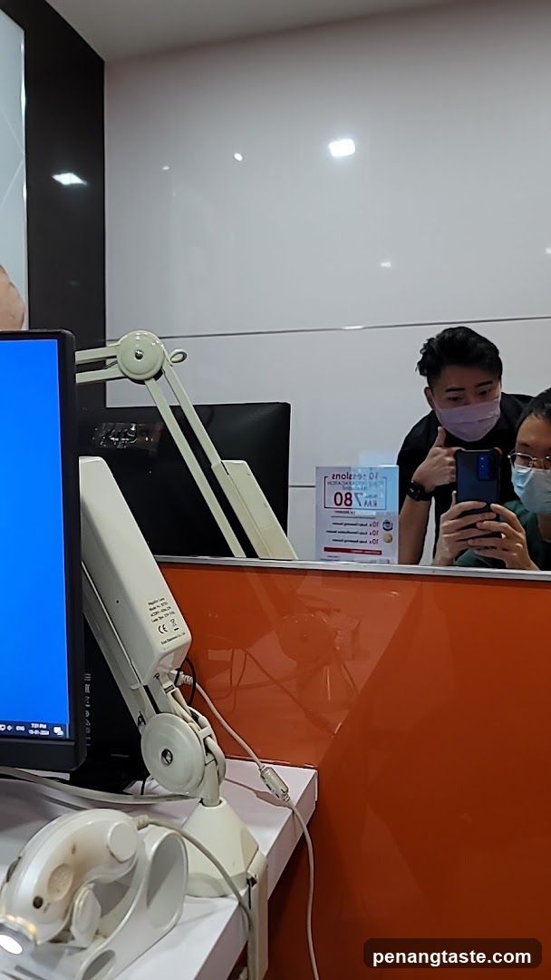 Interior of a store or office space
