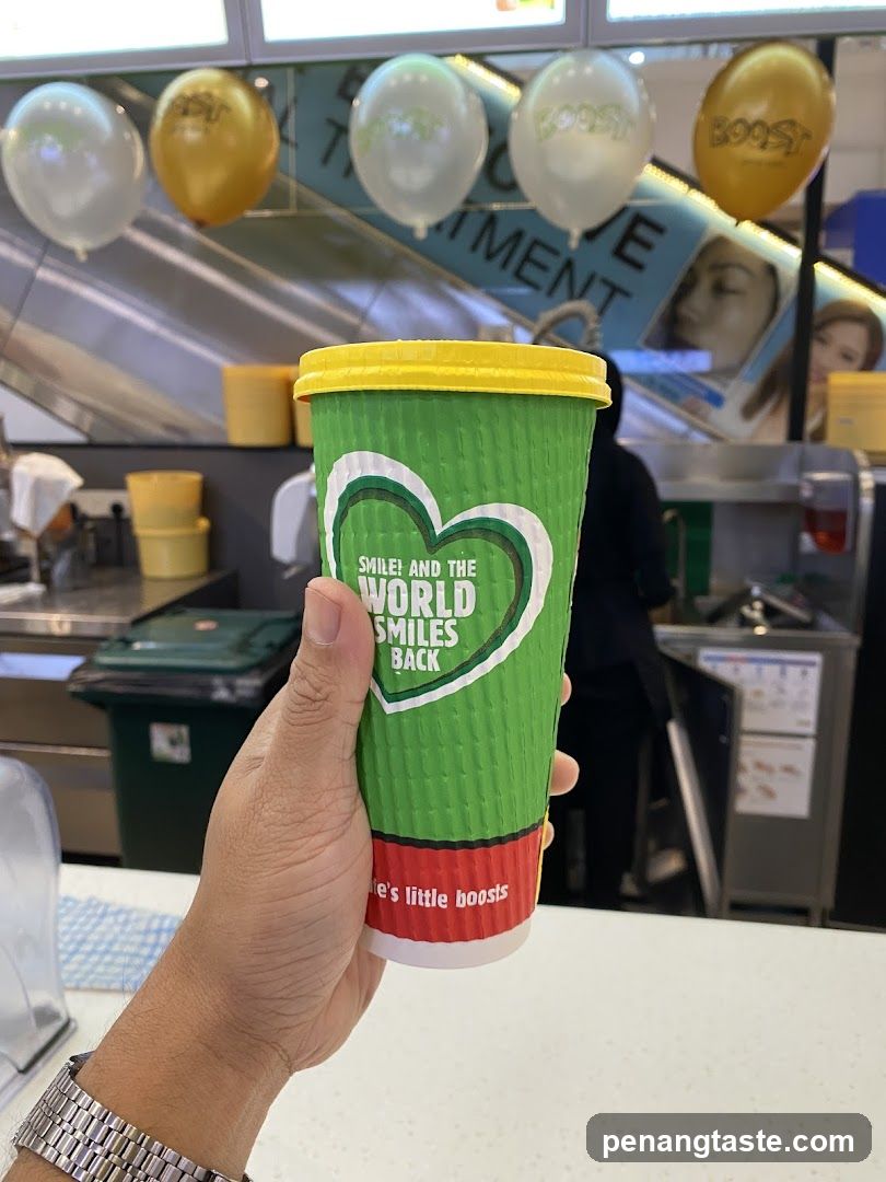 Boosts Coffee Cup