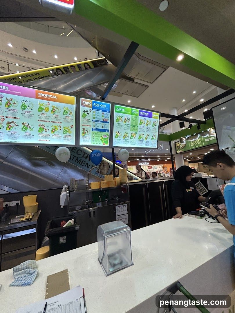 Smoothie Shop Interior View