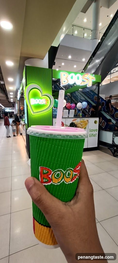Boost Juice Cup in Mall
