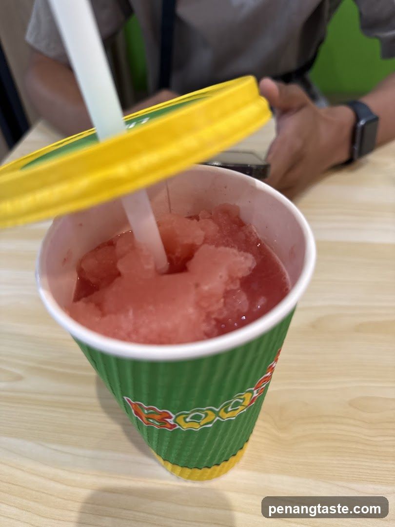 Slushy Drink in Cup