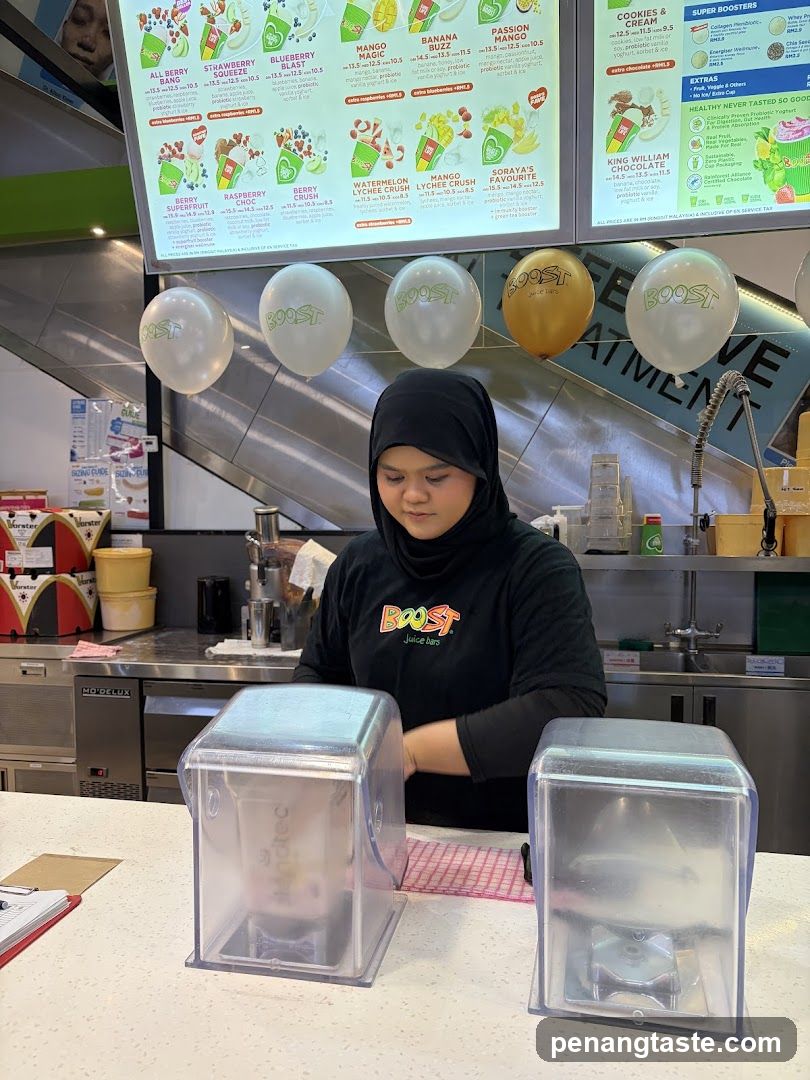 Boost Juice Shop Interior