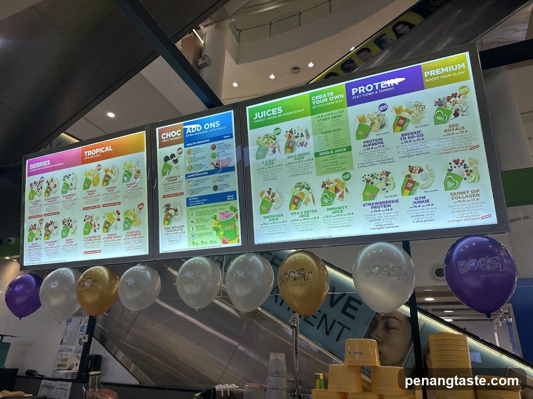 Smoothie Bar Menu Board