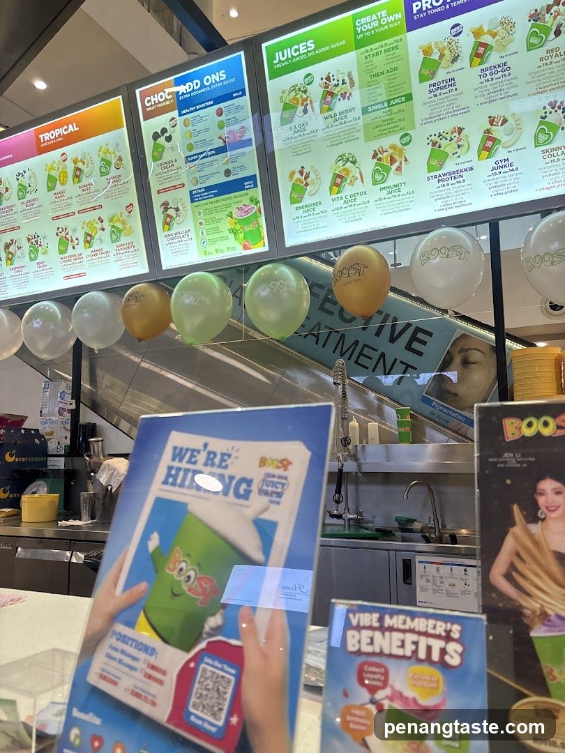 Boost Juice Store Interior