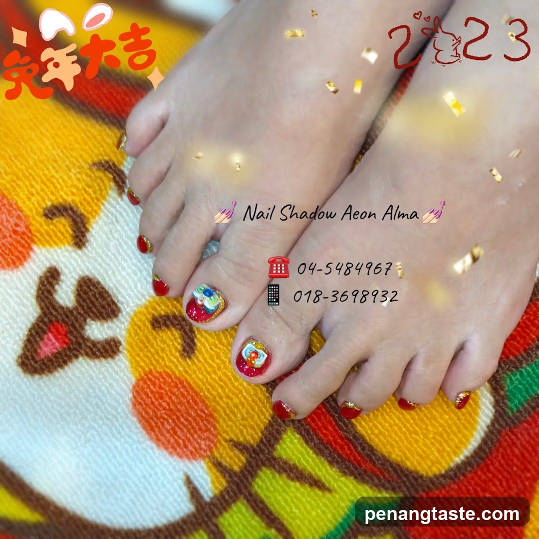 Nail Art Photo with Contact Info