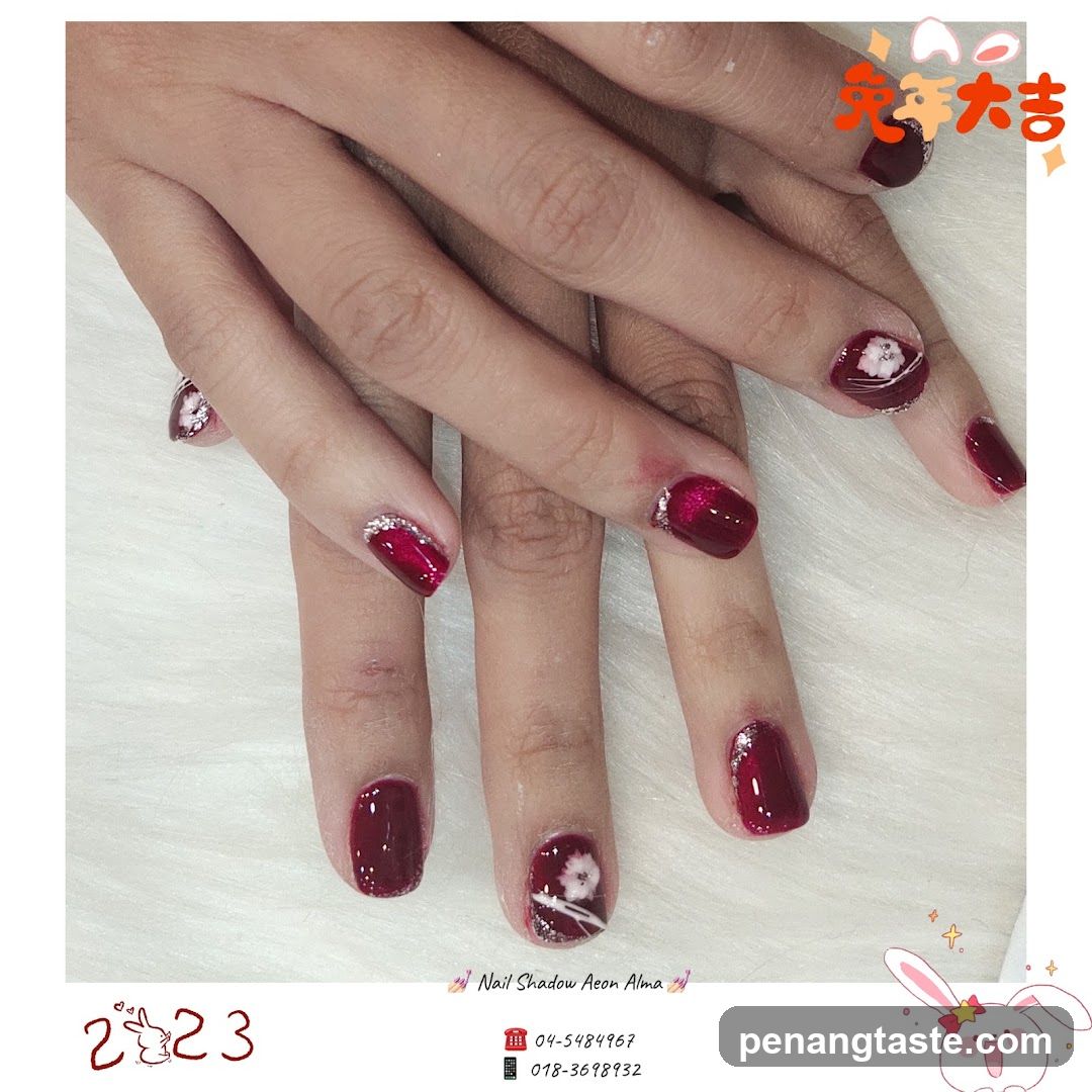Nail Art Design - New Year Theme