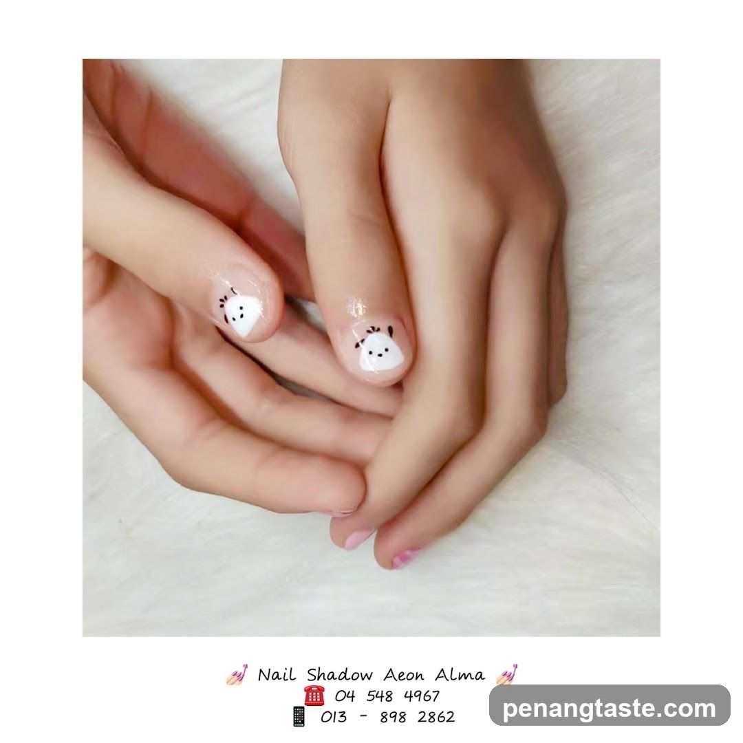 Nail Art Design with Cute Animal Motifs