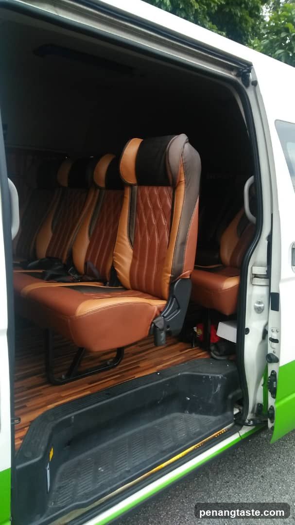 Interior of a Van with Custom Seats