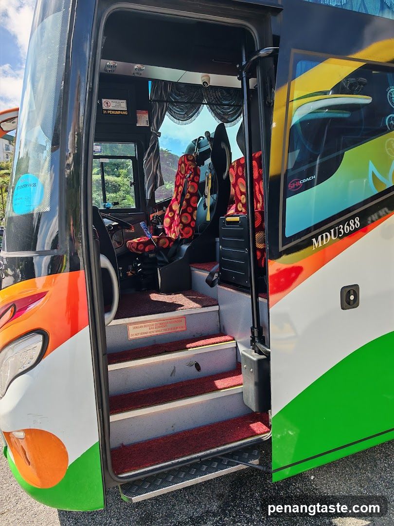 Bus Interior View