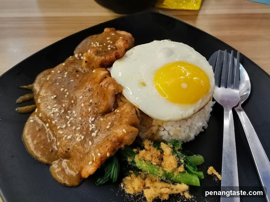 Fried Rice with Meat and Egg
