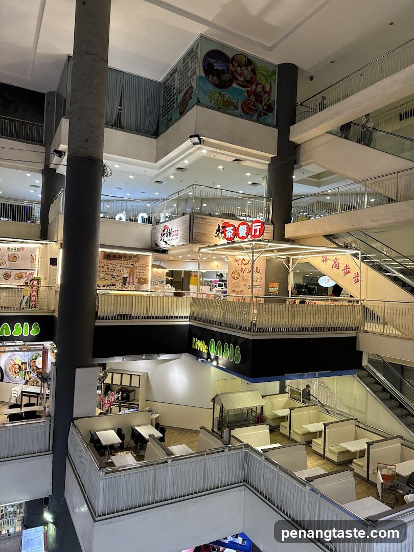 Multi-level Food Court Interior