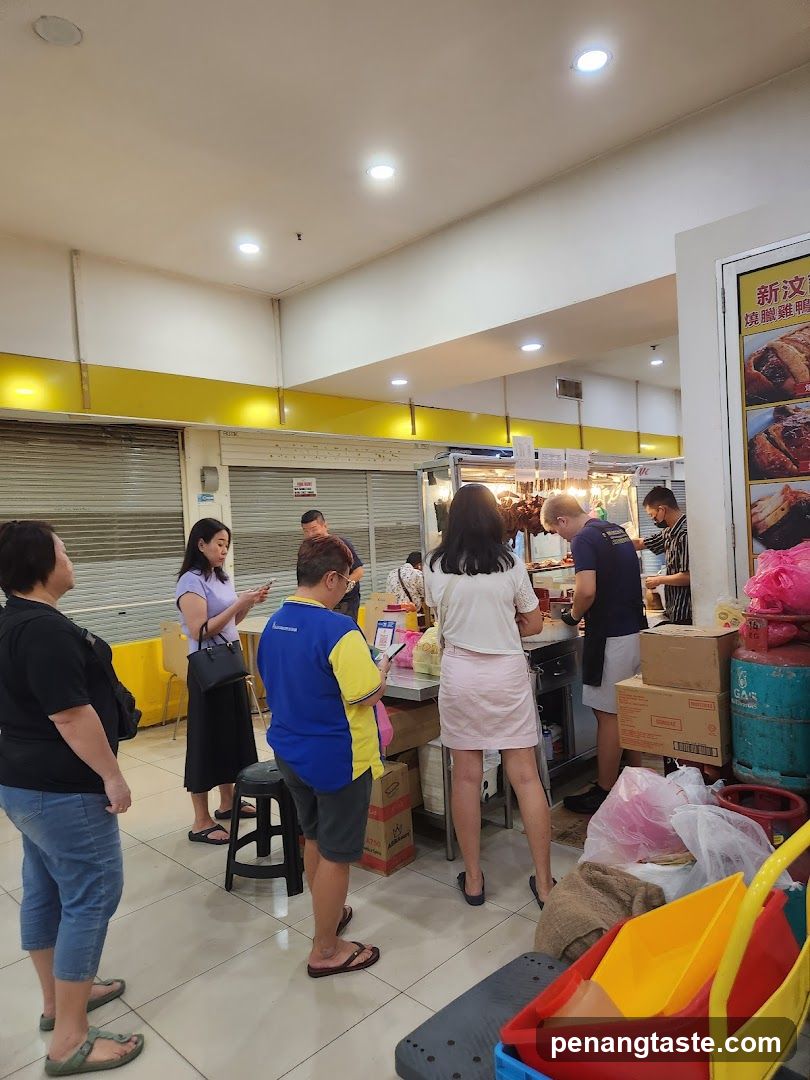 Food Stall Interior Scene