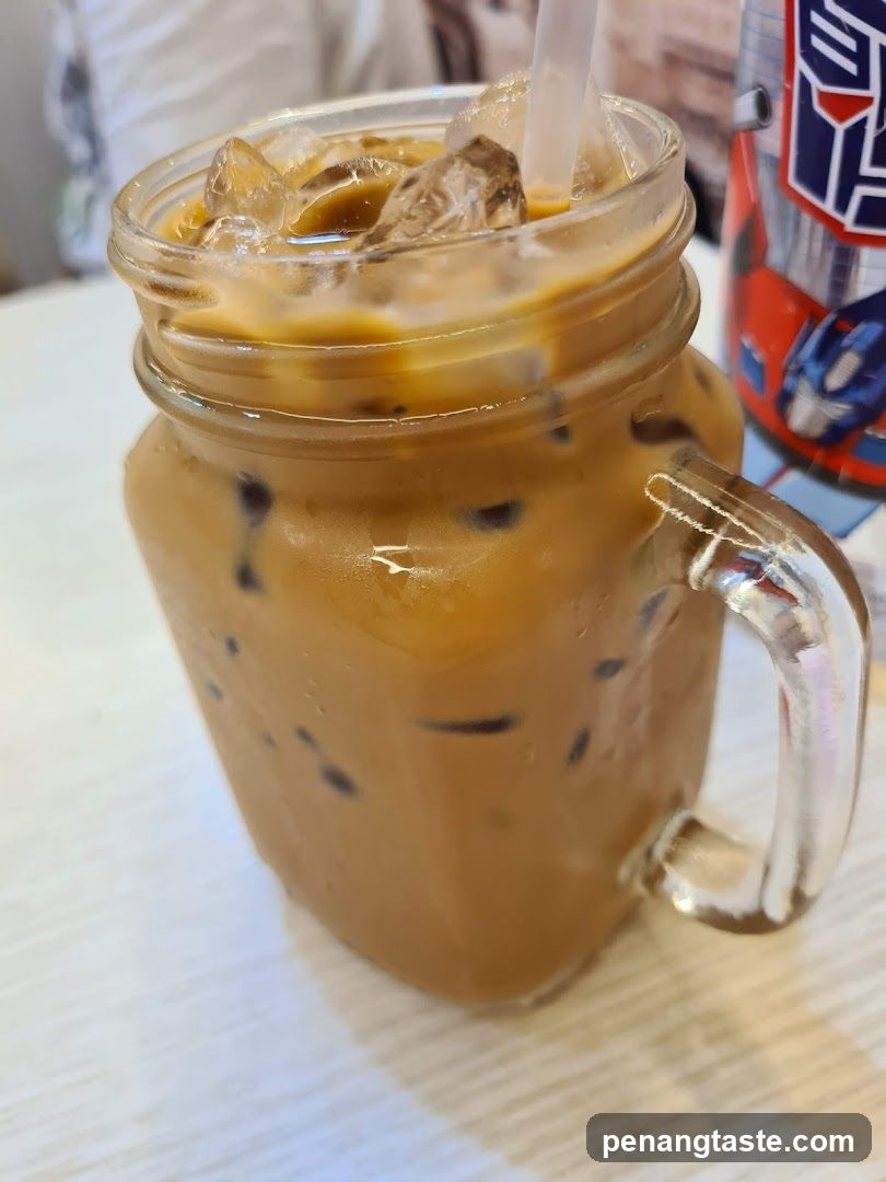 Iced Coffee in Glass Mug