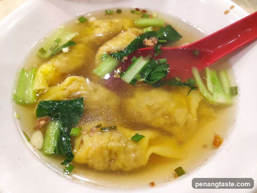 Wonton Soup with Vegetables