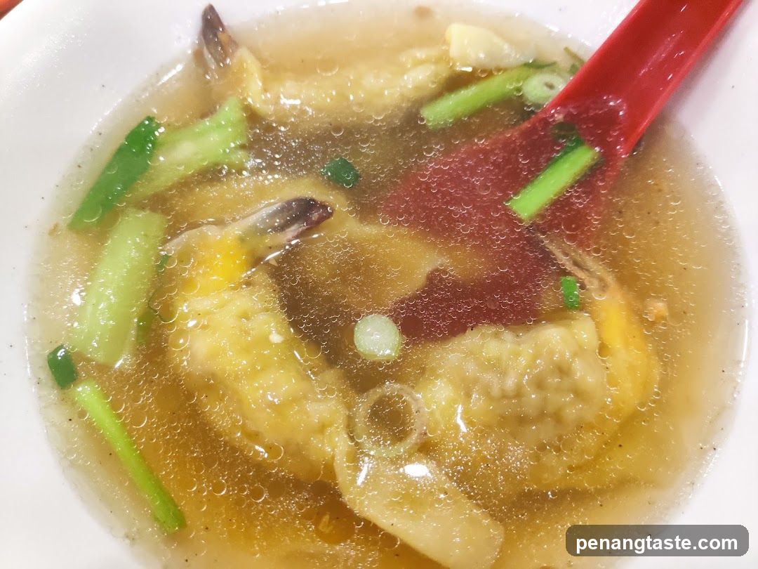 Shrimp Soup with Green Onions