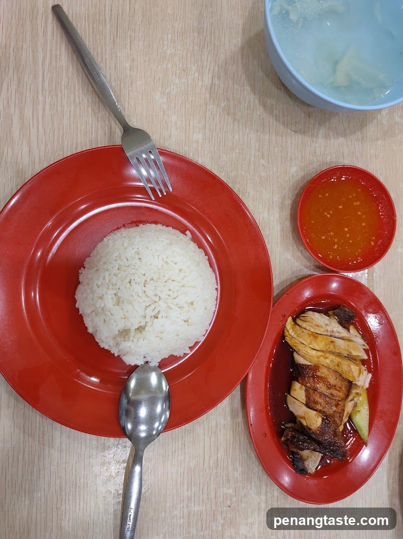 Hainanese Chicken Rice Meal
