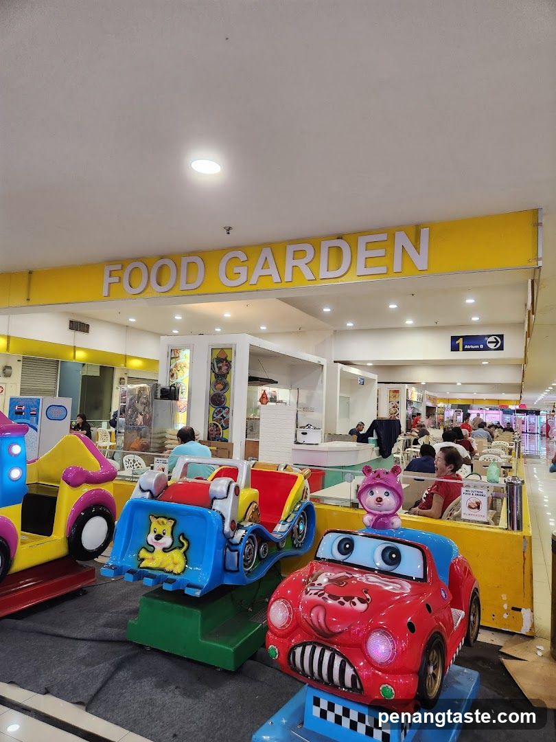 Food Garden Interior with Children's Ride-Ons