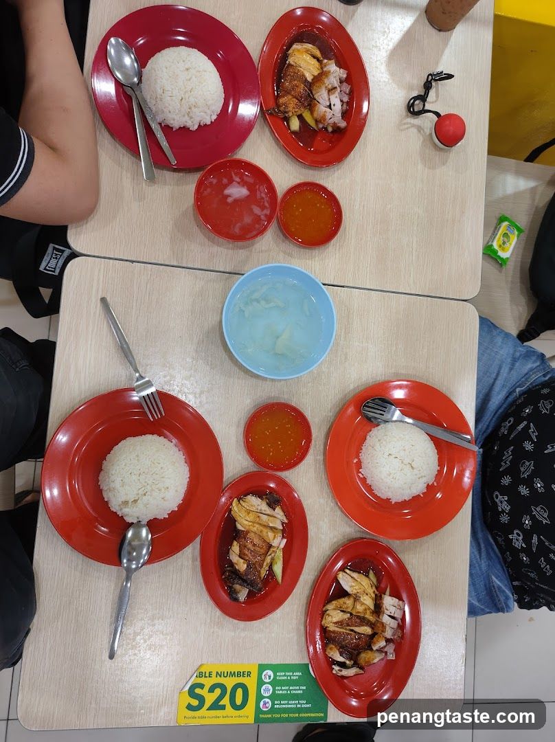 Hawker Center Meal Spread